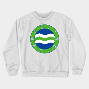 Burlington Flag Decal Crewneck Sweatshirt